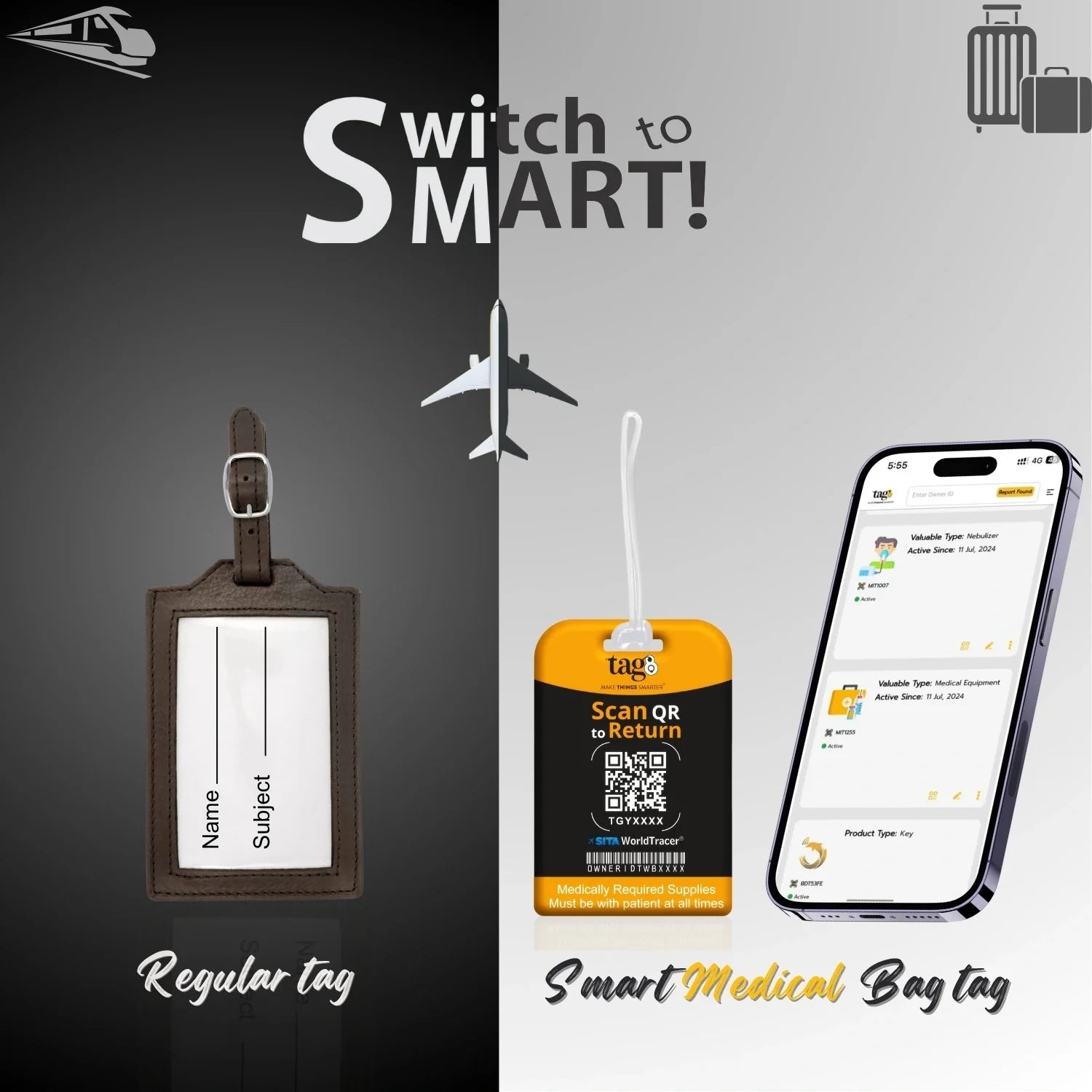 Medical Equipment Tag [Pack 2]